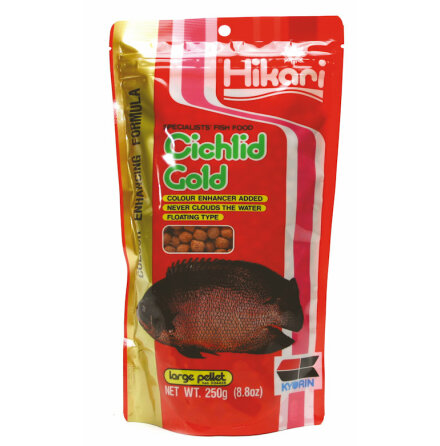 Cichlid Gold F�rg L flytande pellets 250g, Hikari 26/03
