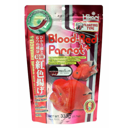 Blood-Red Parrot Pellets Medium