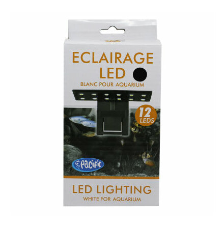 LED-Belysning 12-LED Svart, Pacific
