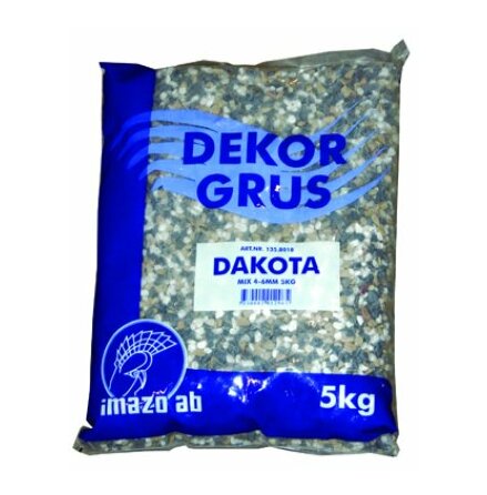 Akvariegrus Dakota Mix 4-6 mm 5kg, Imazo