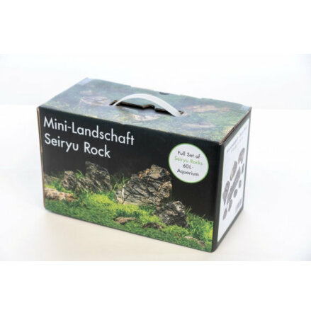 Mini landskap Seiryu Rock 9 stenar 6-16 cm till 60 liter akvarium