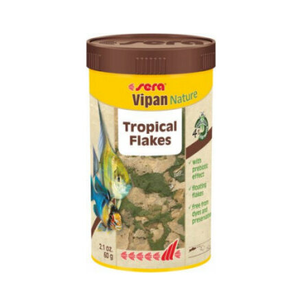 Vipan Nature Huvudfoder flingor 250ml/60 g, Sera