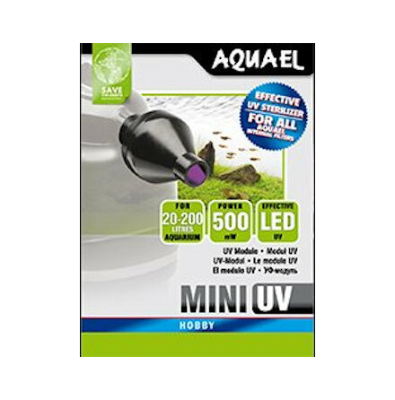Mini UV Led 500Mw till 20-200L, Aquael