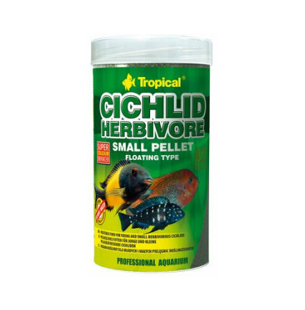 Cichlid herbivore S pellets flytande