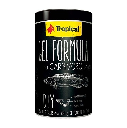 Gel formula carnivore 3x35g/300g, Tropical