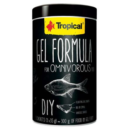 Gel formula Omnivore 3x35g/300g, Tropical