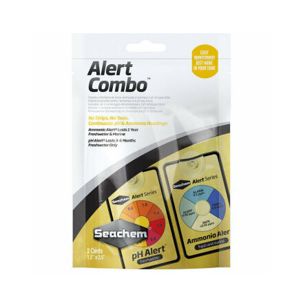 Alert Combo Ammonia/Ph test 6mn, Seachem