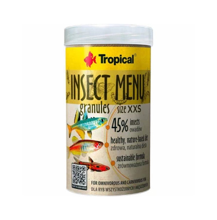 Insects Menu Granules XXS Fr 1-2cm akvariefiskar