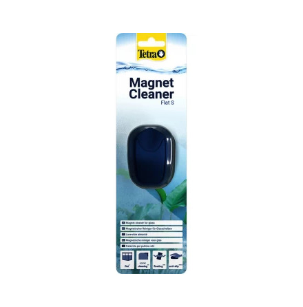 Algmagnet Flat S 6,5x4.5cm 4mm glas flytande, Tetra