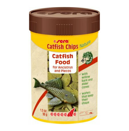 Catfish Chips Nature Bottentabl algtare 1000ml/380g, Sera 24/06