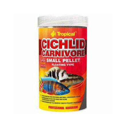 Cichlid carnivore S pellets flytande 250ml 25/09