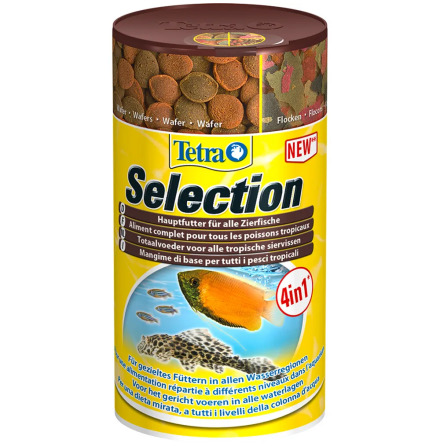Selection 4in1 fiskfoder 250ml/95g, Tetra 25/09