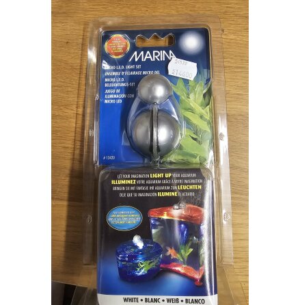 Microlampa LED VIT m sugfot komplett, Marina