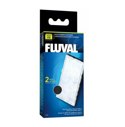 Kol/Polyester filterpatron U2, Fluval